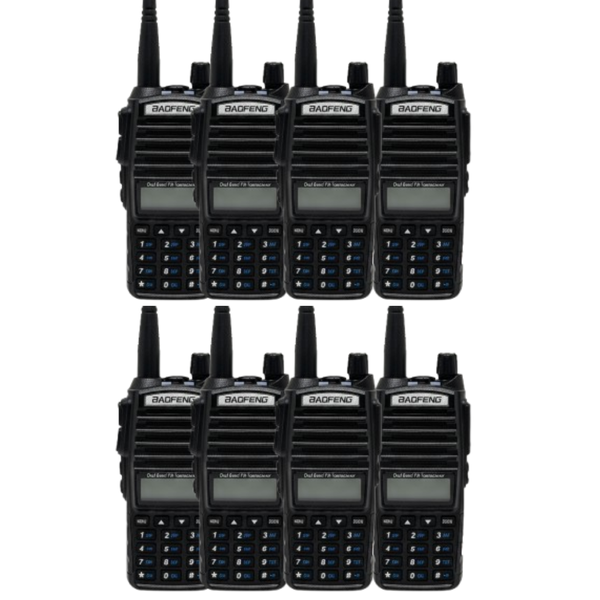 8 Rádio Comunicador Baofeng UV-82