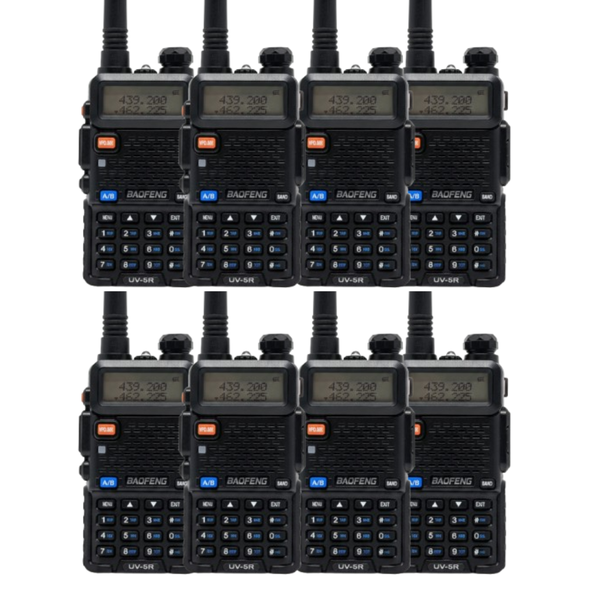 8 Rádio Comunicador Baofeng UV-5R