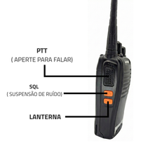 6 Rádios Comunicadores Baofeng BF-777S