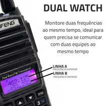 10 Rádio Comunicador Baofeng UV-82