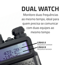 8 Rádio Comunicador Baofeng UV-5R