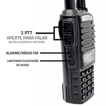 10 Rádio Comunicador Baofeng UV-82