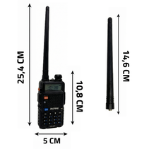 8 Rádio Comunicador Baofeng UV-5R